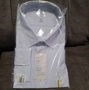 Light purple check dress shirt